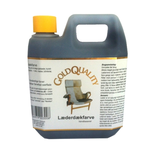Gold Quality Læderdækfarve 1000ml / Gold Quality Leather paint
